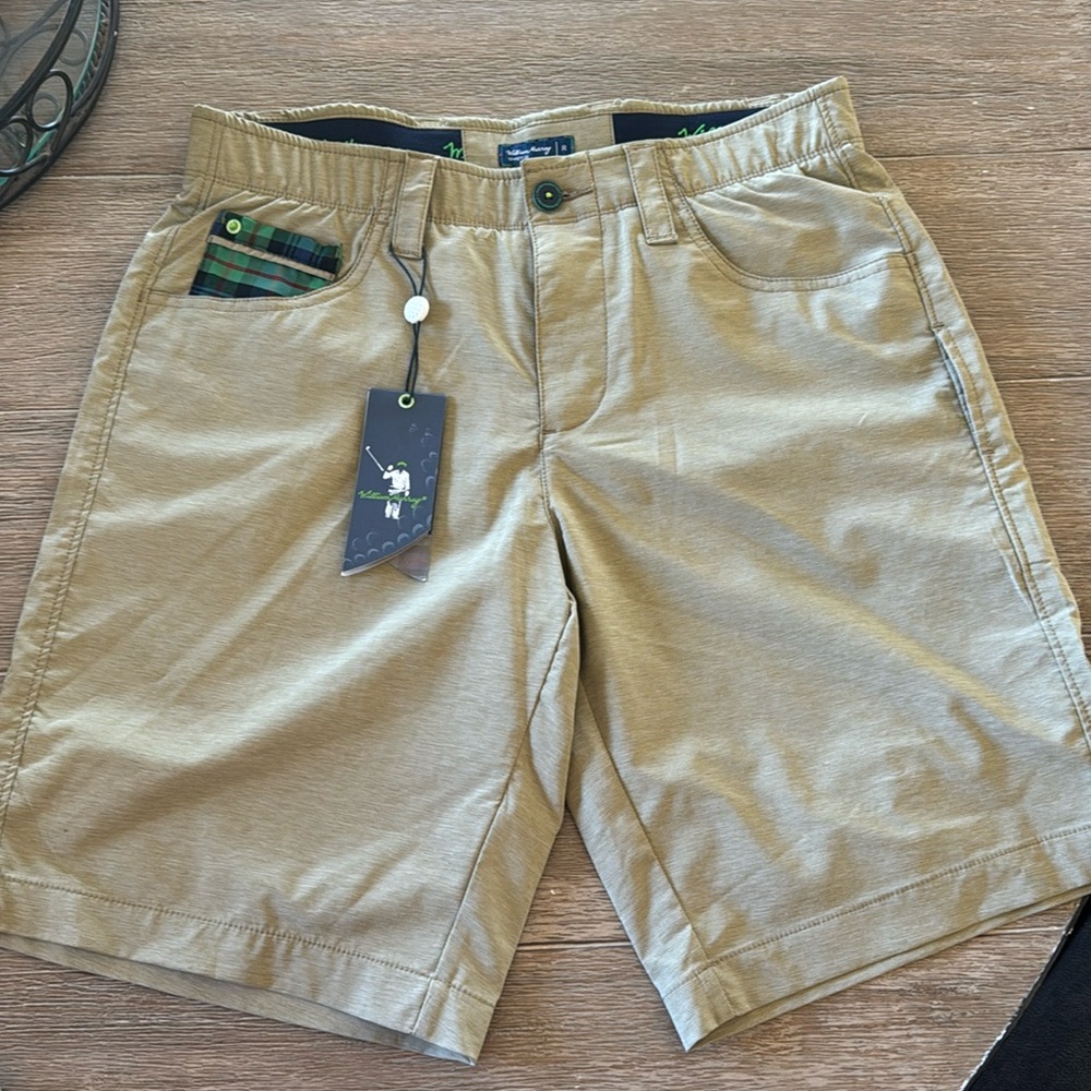 William Murray straight fit golf shorts